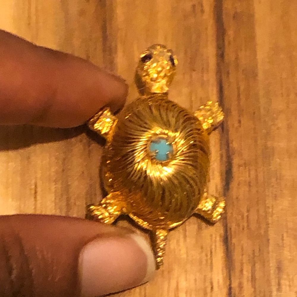 🐢 Turtle Brooch Pin 🐢 - Picture 3 of 3